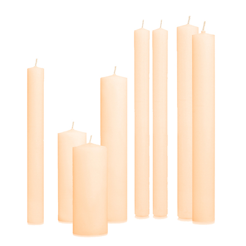 397 PCs red beeswax candle in high quality wax candle Church 19cm for prayer NEW 